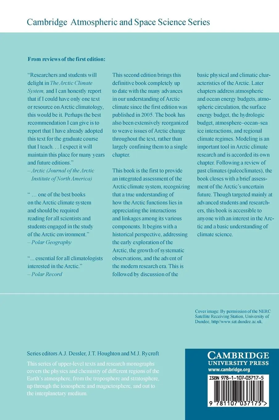 Rückseite: 9781107037175 | The Arctic Climate System | Mark C. Serreze (u. a.) | Buch | Gebunden