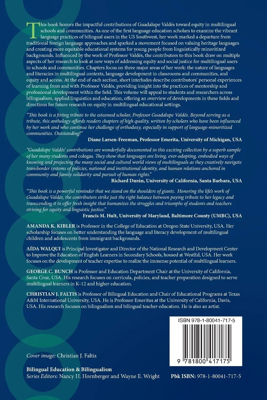 Rückseite: 9781800417175 | Equity in Multilingual Schools and Communities | Kibler (u. a.) | Buch
