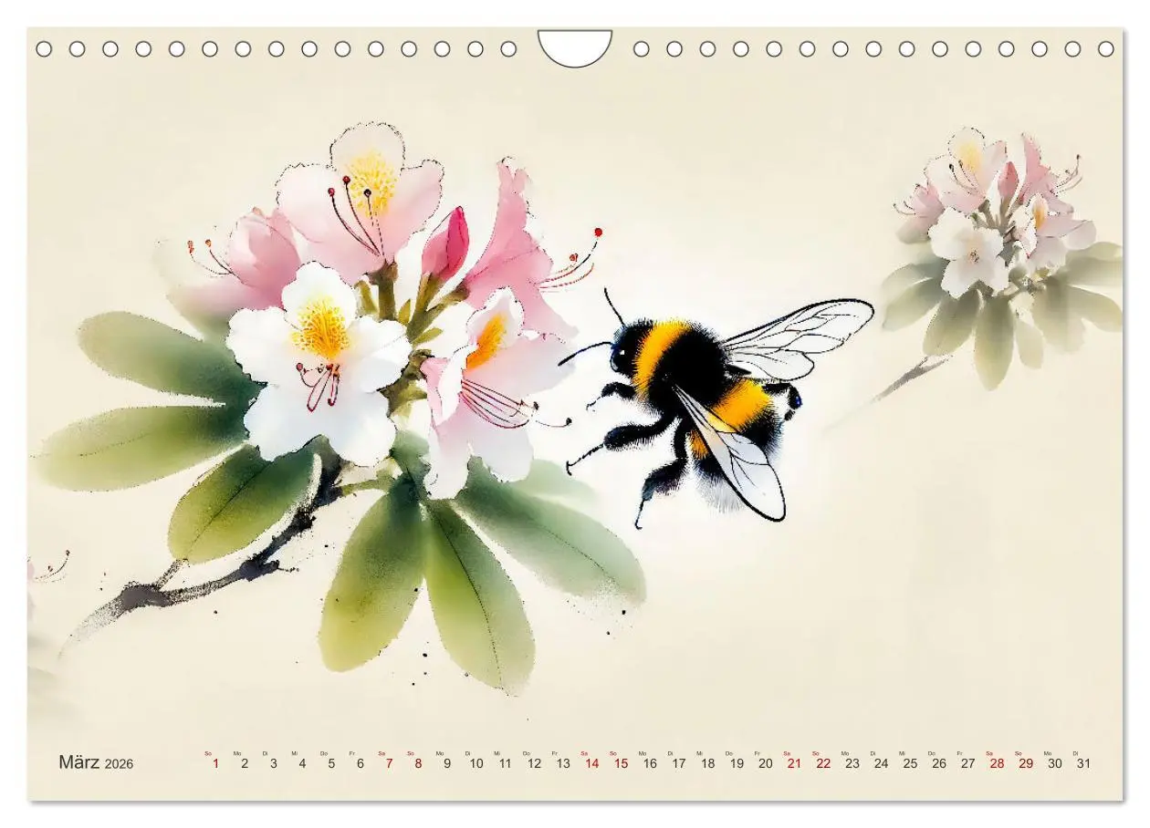 Bild: 9783457307175 | Zen der Natur - Pflanzen und Insekten im Stile der Tuschmalerei...