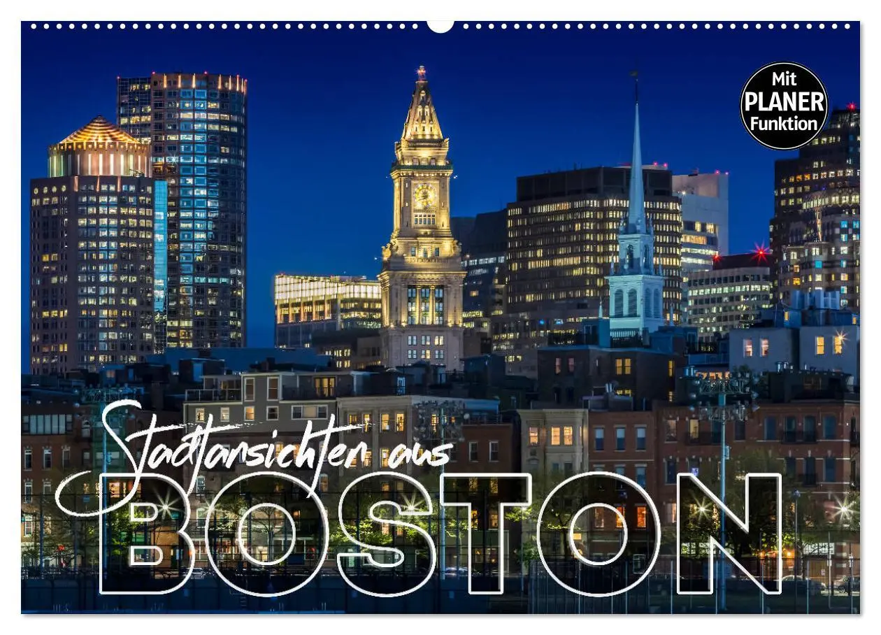 Cover: 9783457857175 | Stadtansichten aus Boston (Wandkalender 2026 DIN A2 quer), CALVENDO...