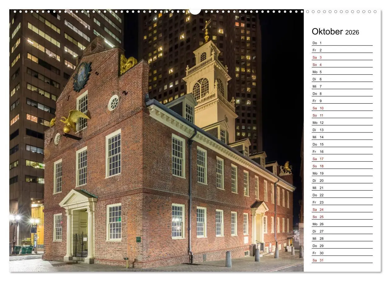 Bild: 9783457857175 | Stadtansichten aus Boston (Wandkalender 2026 DIN A2 quer), CALVENDO...
