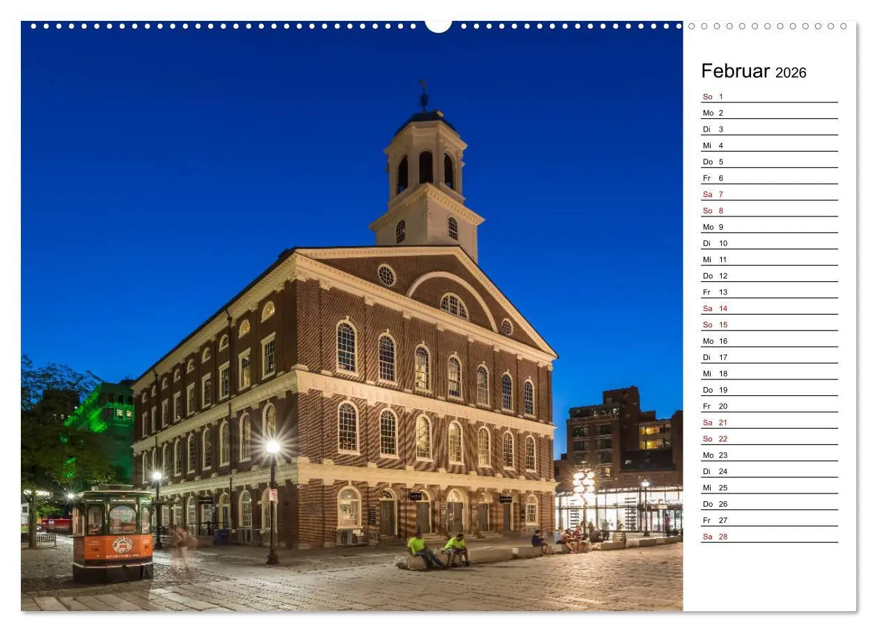 Bild: 9783457857175 | Stadtansichten aus Boston (Wandkalender 2026 DIN A2 quer), CALVENDO...
