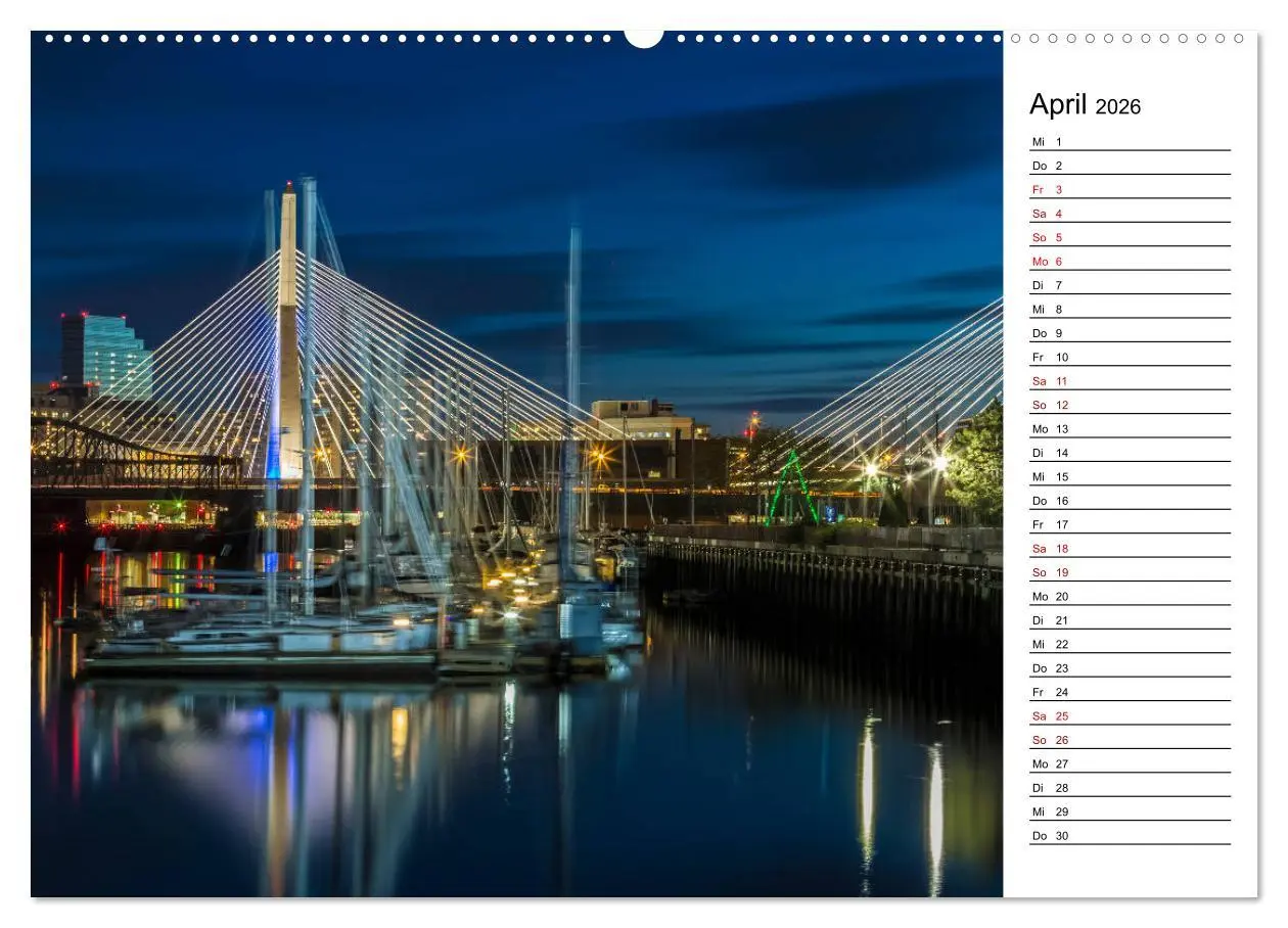 Bild: 9783457857175 | Stadtansichten aus Boston (Wandkalender 2026 DIN A2 quer), CALVENDO...