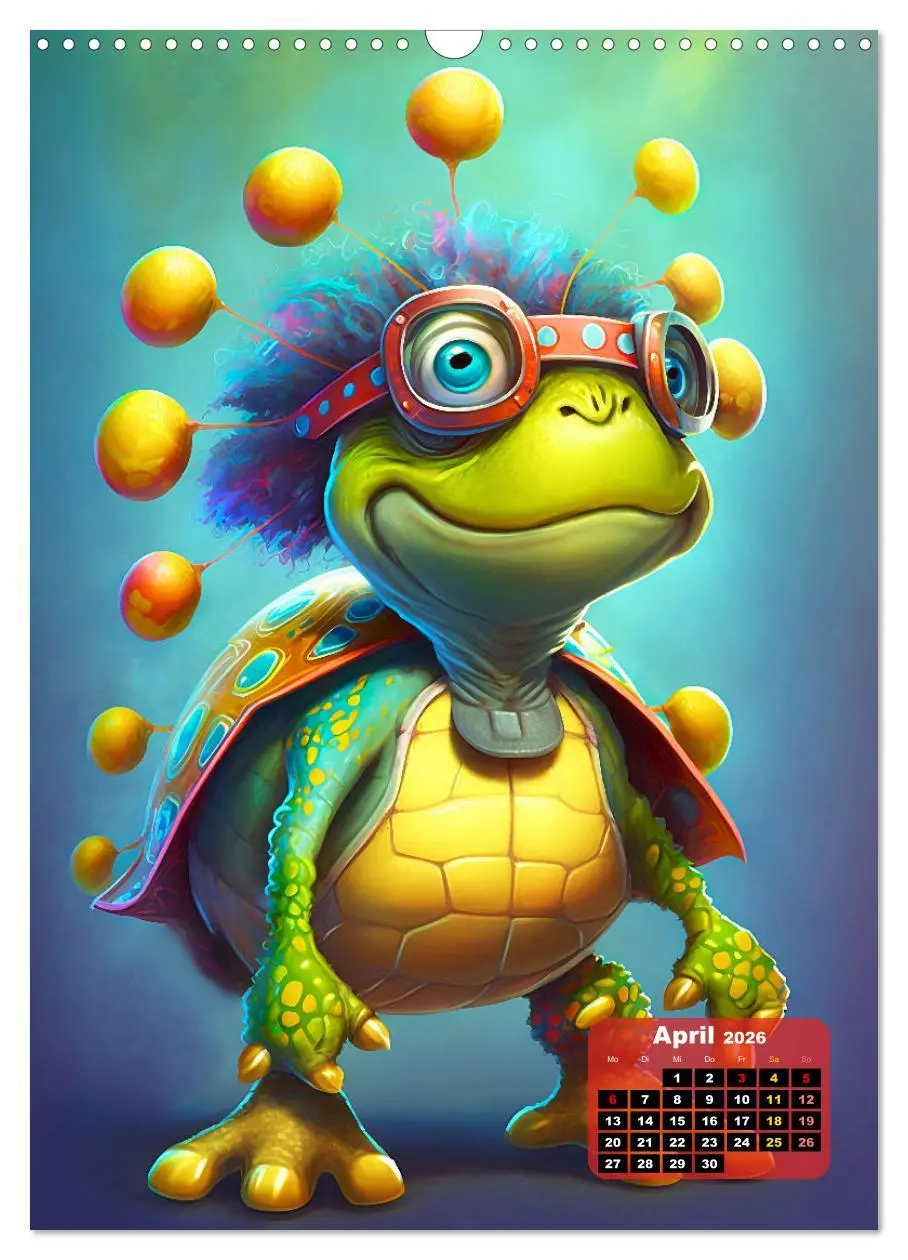Bild: 9783516327175 | FETZIG EXOTISCH (Wandkalender 2026 DIN A3 hoch), CALVENDO...