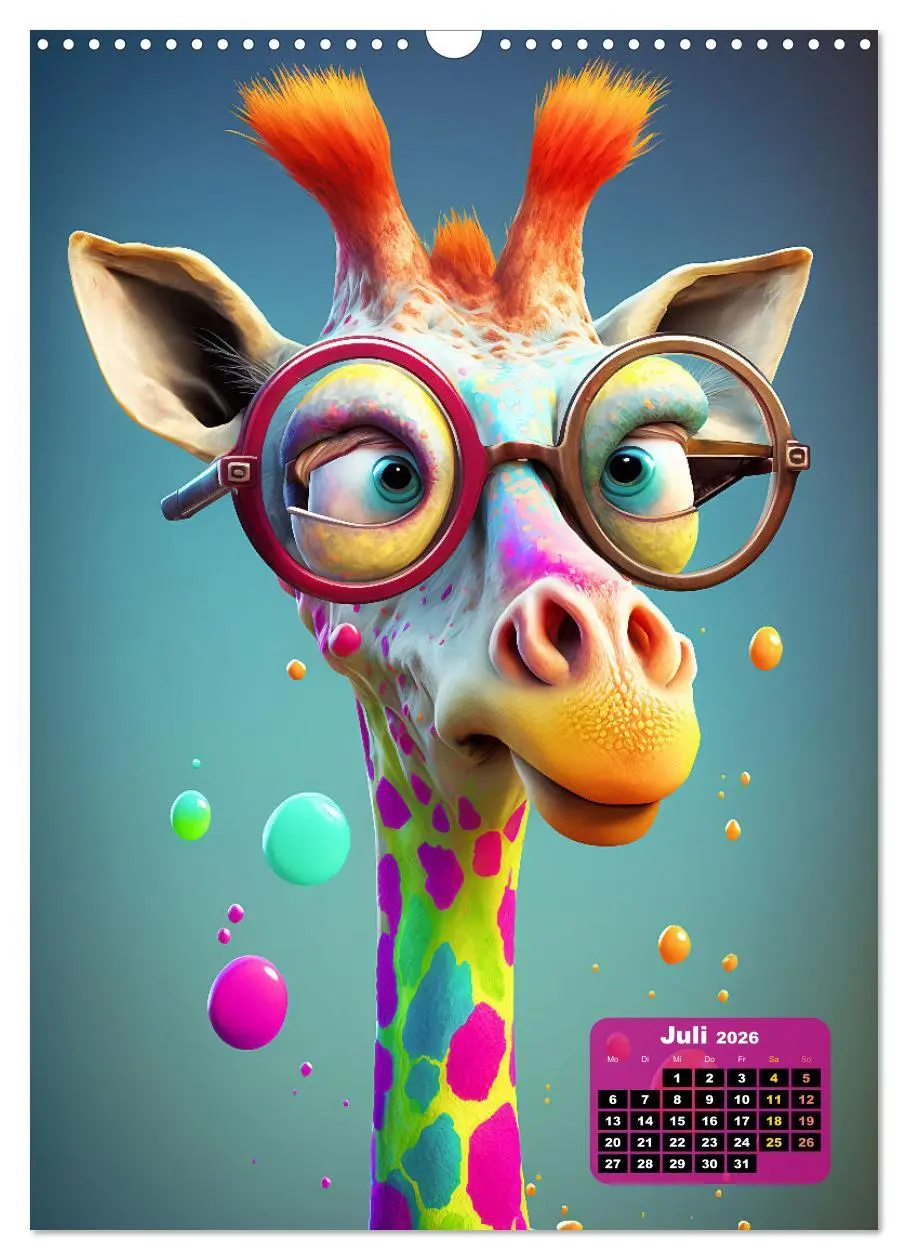Bild: 9783516327175 | FETZIG EXOTISCH (Wandkalender 2026 DIN A3 hoch), CALVENDO...