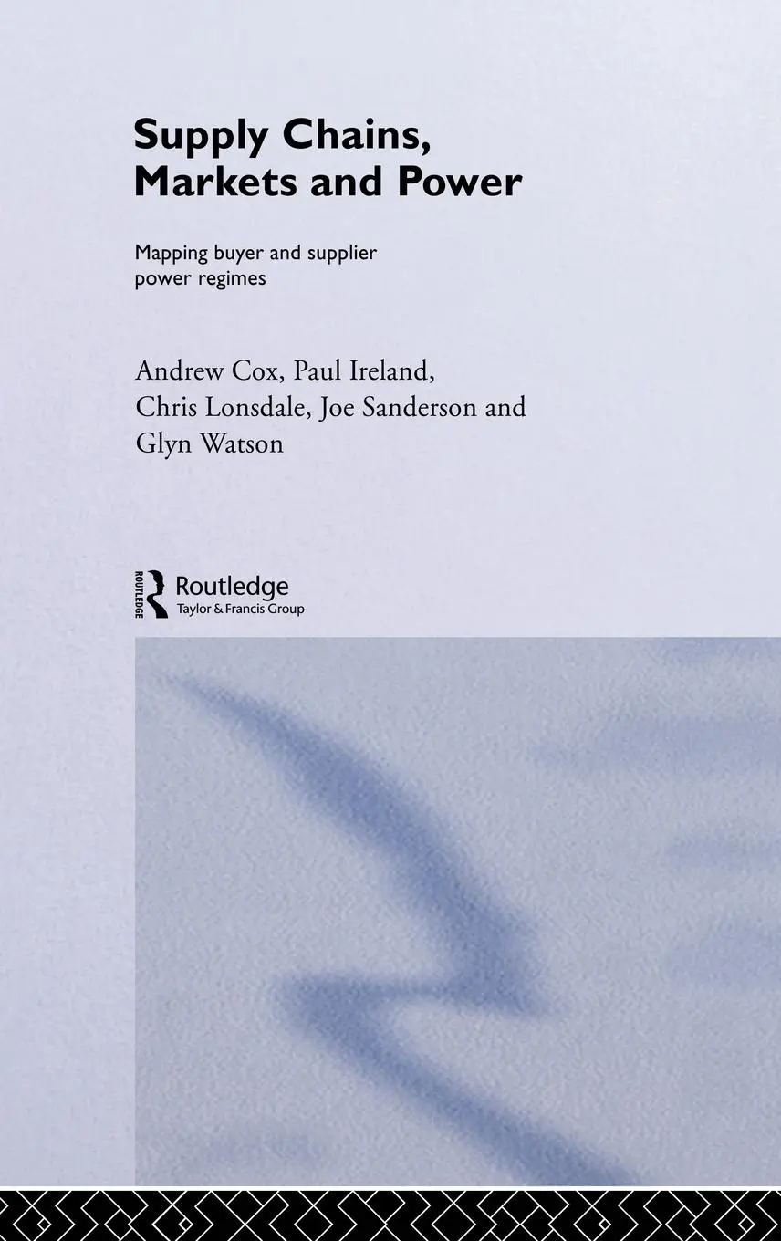 Cover: 9780415257275 | Supply Chains, Markets and Power | Andrew Cox (u. a.) | Buch | 2001