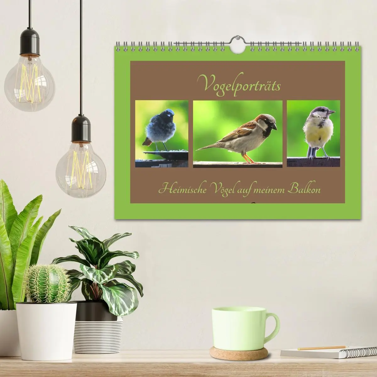 Bild: 9783457777275 | Vogelporträts - Heimische Vögel auf meinem Balkon (Wandkalender...