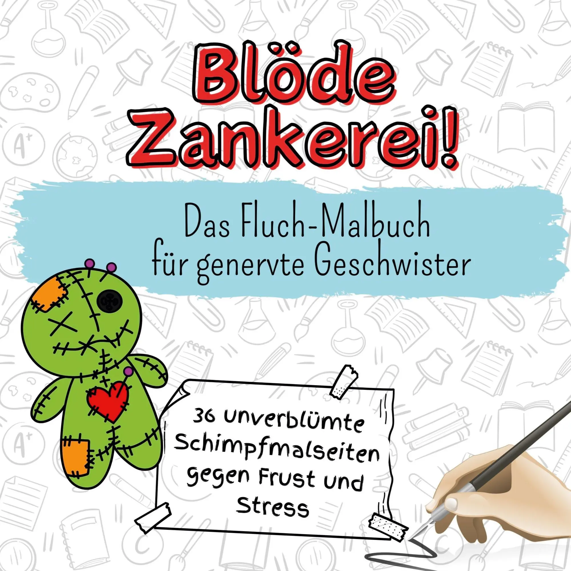 Cover: 9783759107275 | Blöde Zankerei! | Das Fluch-Malbuch für genervte Geschwister | Buch