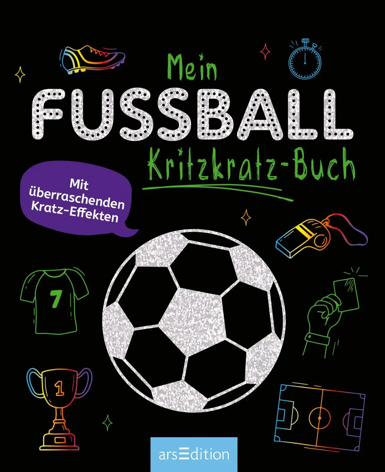 Bild: 9783845857275 | Mein Fußball-Kritzkratz-Buch | Mit überraschenden Kratz-Effekten
