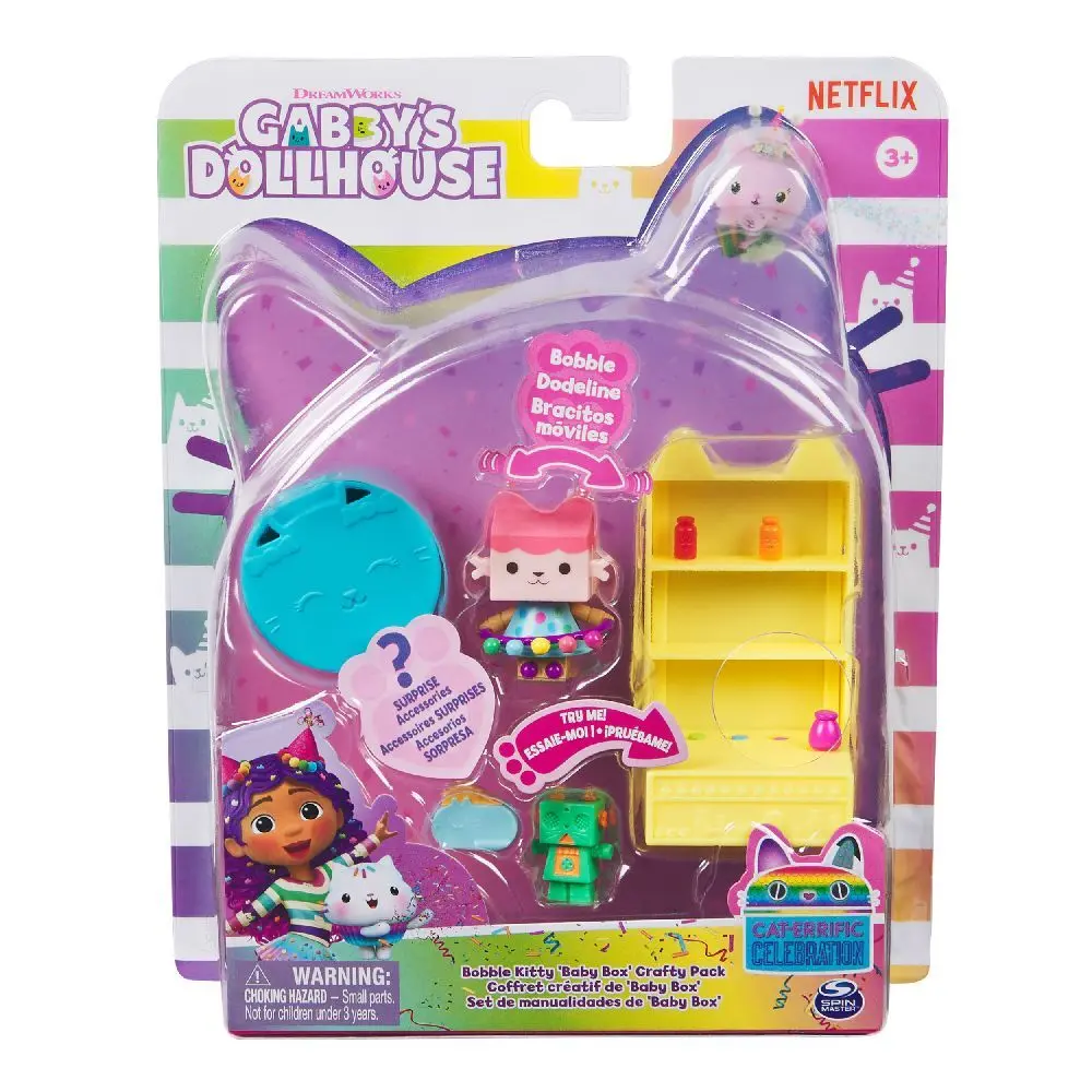 Cover: 681147017375 | Gabby's Dollhouse Bobble Kitty Furniture - Baby Box | In Karton | 2024