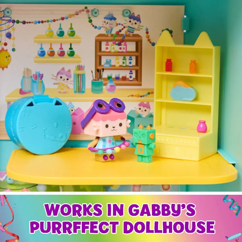 Bild: 681147017375 | Gabby's Dollhouse Bobble Kitty Furniture - Baby Box | In Karton | 2024