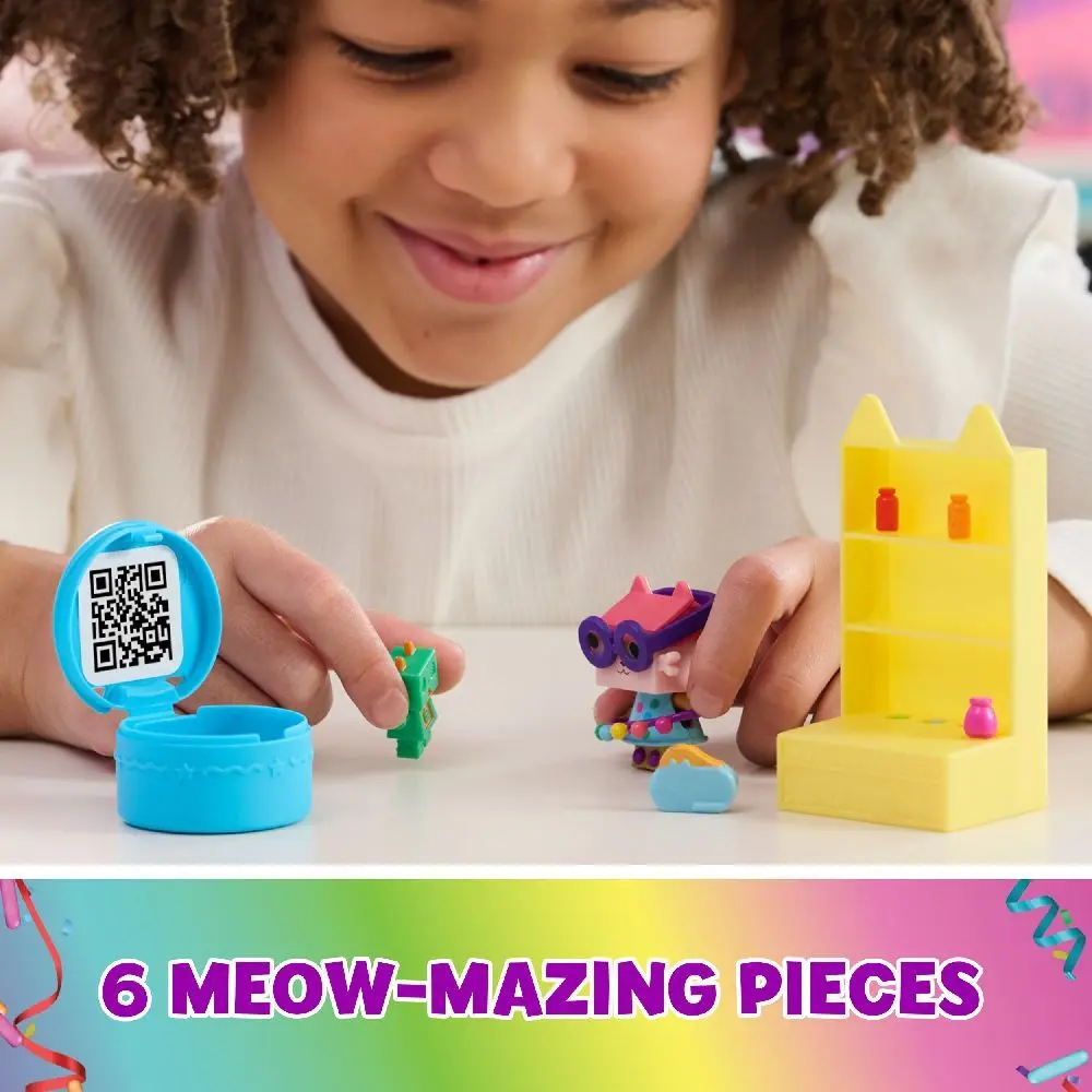 Bild: 681147017375 | Gabby's Dollhouse Bobble Kitty Furniture - Baby Box | In Karton | 2024