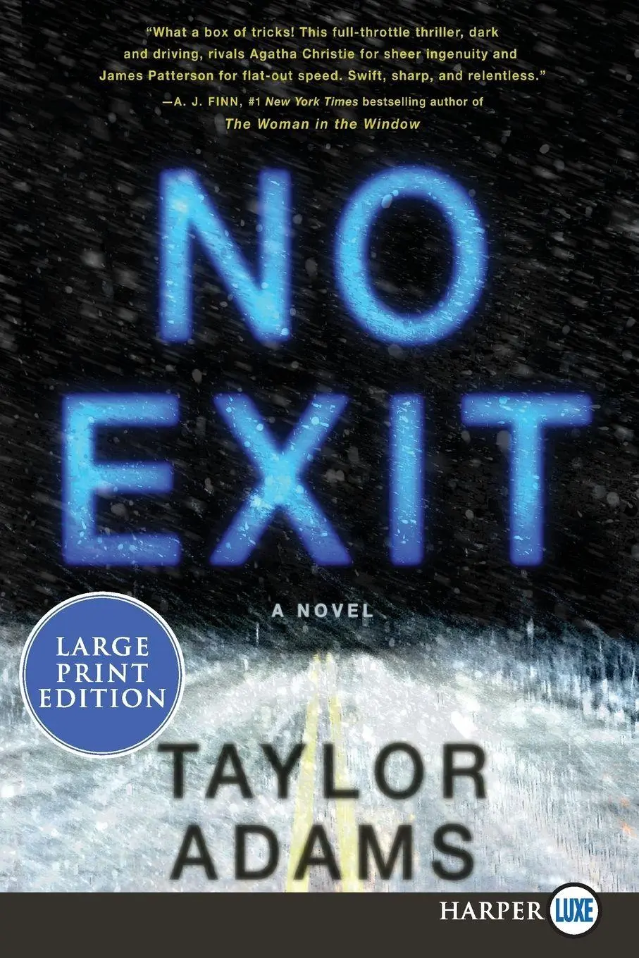 Cover: 9780062887375 | No Exit LP | Taylor Adams | Taschenbuch | Kartoniert / Broschiert