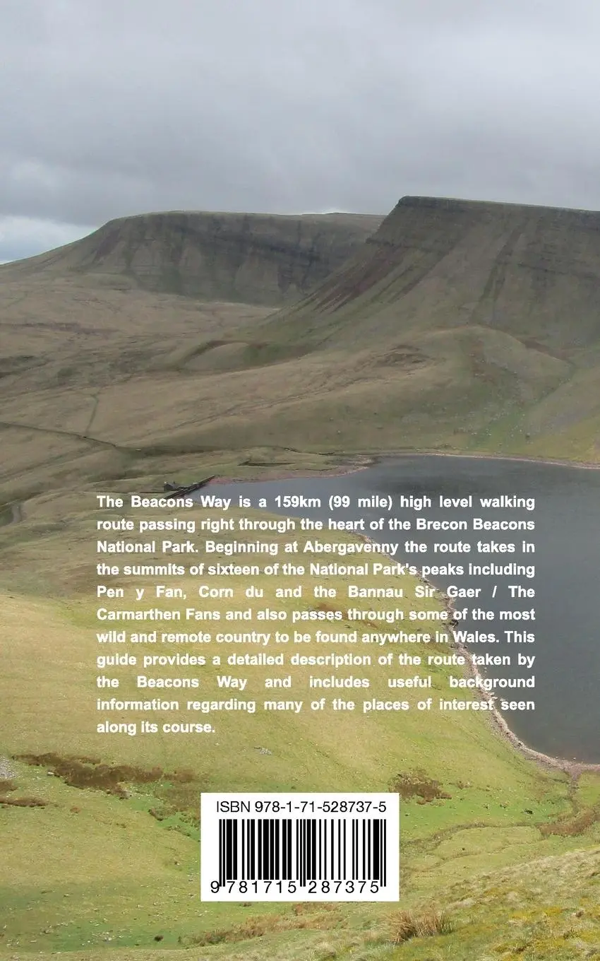Rückseite: 9781715287375 | The Beacons Way | A guide to walking the Beacons Way | Peter Wilson
