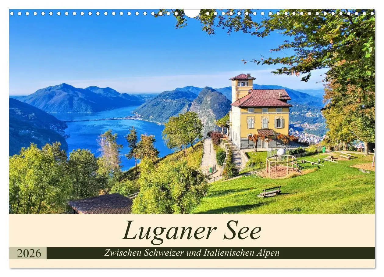 Cover: 9783457837375 | Luganer See - Zwischen Schweizer und Italienischen Alpen...