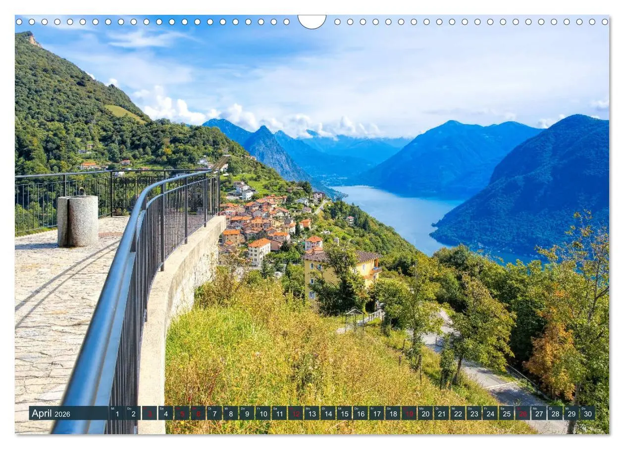 Bild: 9783457837375 | Luganer See - Zwischen Schweizer und Italienischen Alpen...
