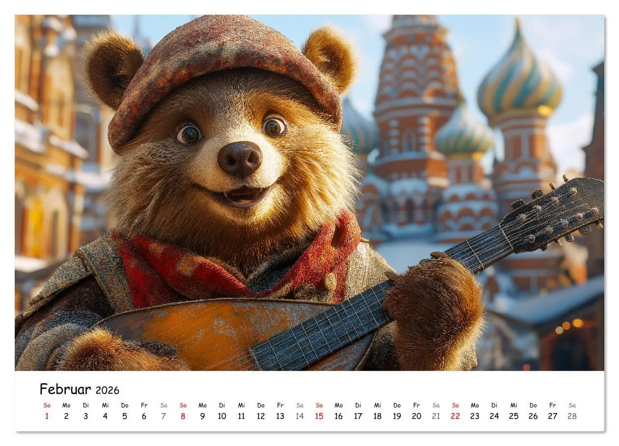 Bild: 9783516617375 | Lustige Tierreisen - Bunter Spaß für Kinder (Wandkalender 2026 DIN...