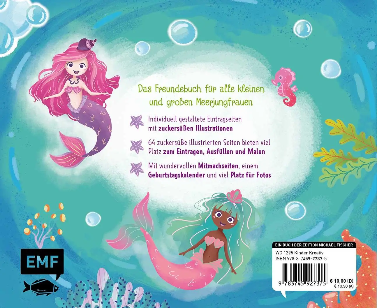 Rückseite: 9783745927375 | Mein Freundebuch Meerjungfrau | Buch | 64 S. | Deutsch | 2025