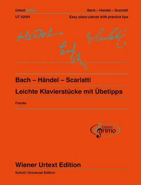 Cover: 9783850557375 | Bach - Händel - Scarlatti | Johann Sebastian Bach | Broschüre | 64 S.