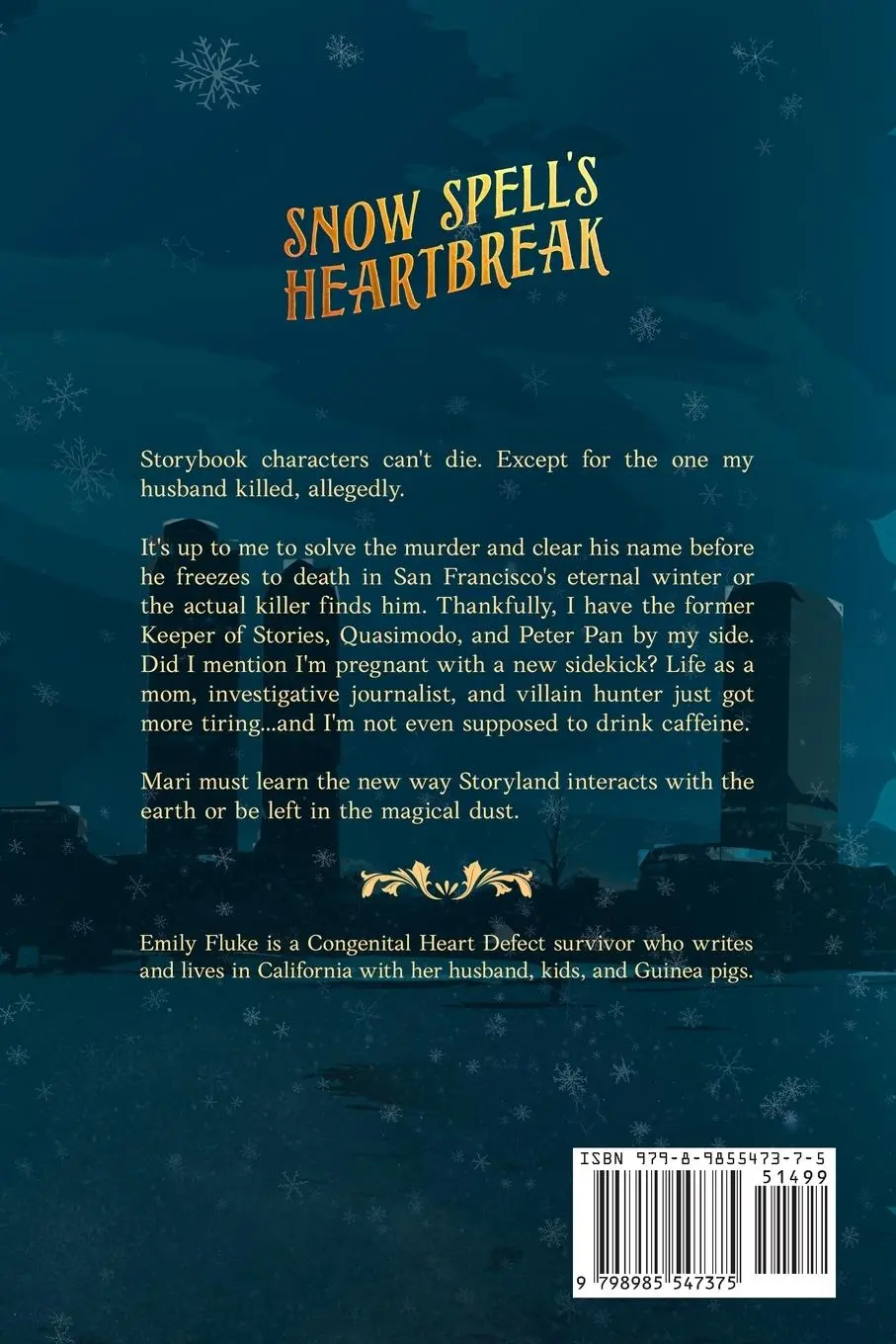 Rückseite: 9798985547375 | Snow Spell's Heartbreak | Book 5 of the Mari Fable Mysteries | Fluke