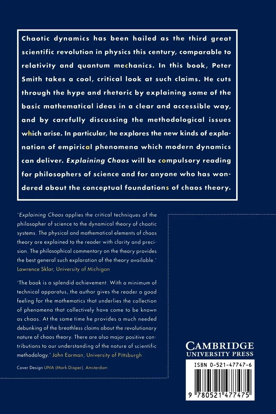 Rückseite: 9780521477475 | Explaining Chaos | Peter Smith | Taschenbuch | Englisch | 2004