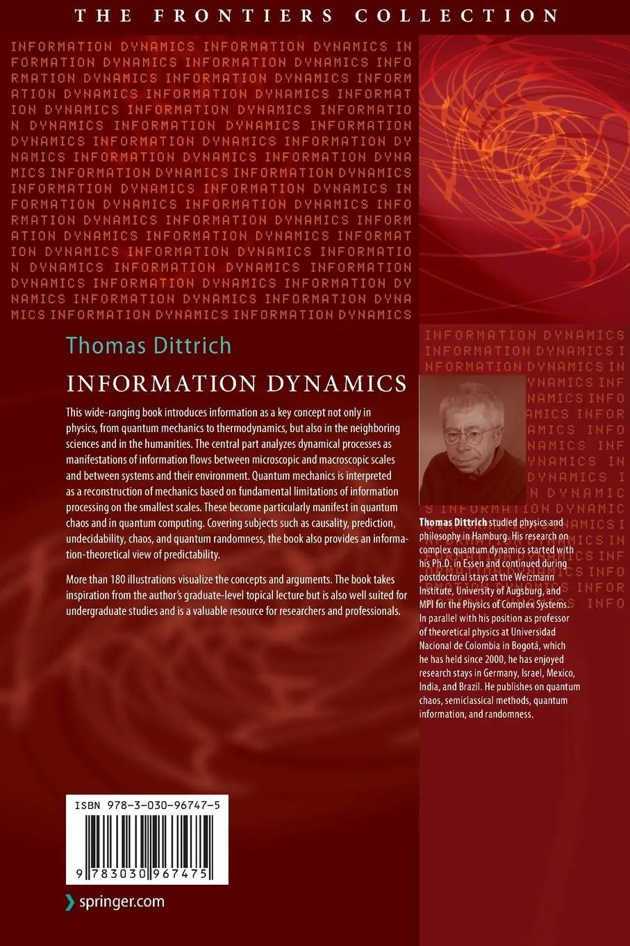 Rückseite: 9783030967475 | Information Dynamics | In Classical and Quantum Systems | Dittrich