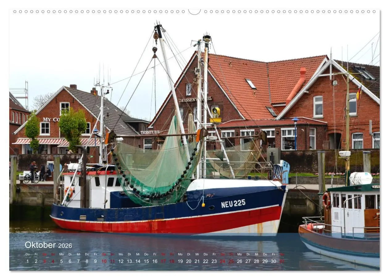 Bild: 9783457517475 | Nordsee-Krabbenkutter (Wandkalender 2026 DIN A2 quer), CALVENDO...