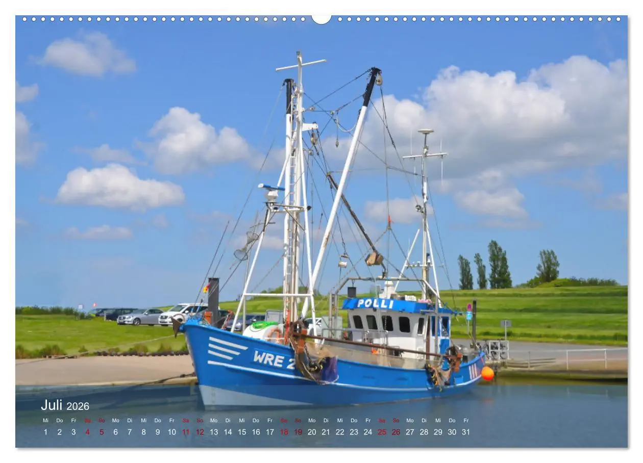 Bild: 9783457517475 | Nordsee-Krabbenkutter (Wandkalender 2026 DIN A2 quer), CALVENDO...