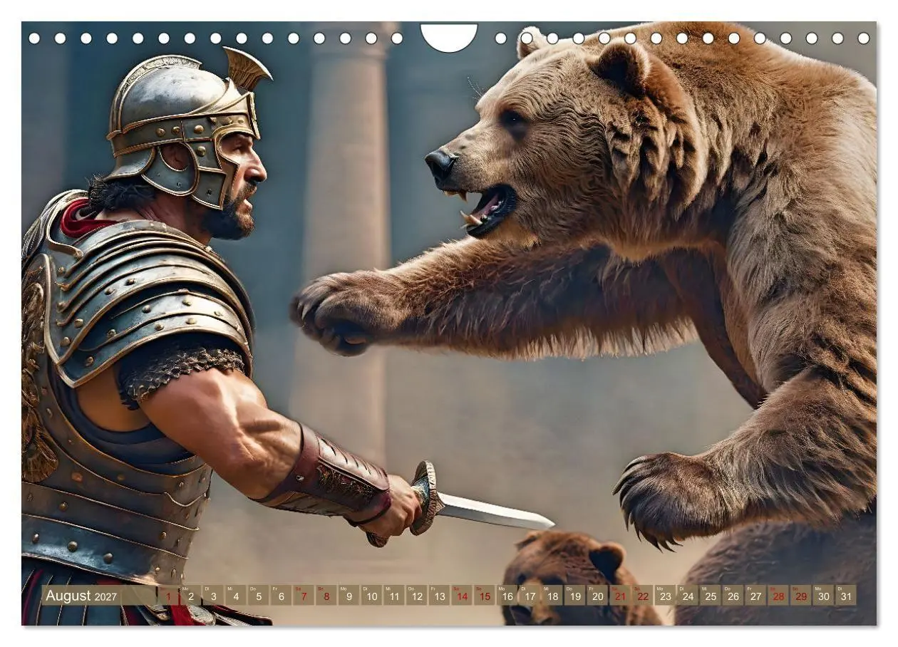 Bild: 9783569007475 | Gladiatoren - ein Leben für den Kampf (Wandkalender 2027 DIN A4...