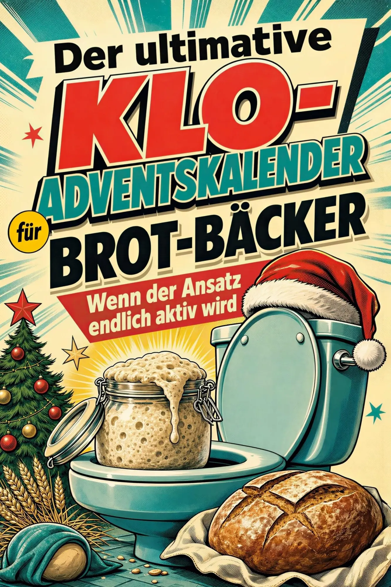 Cover: 9783696107475 | Der ultimative Klo-Adventskalender für Brot-Bäcker | Clara Schmitz