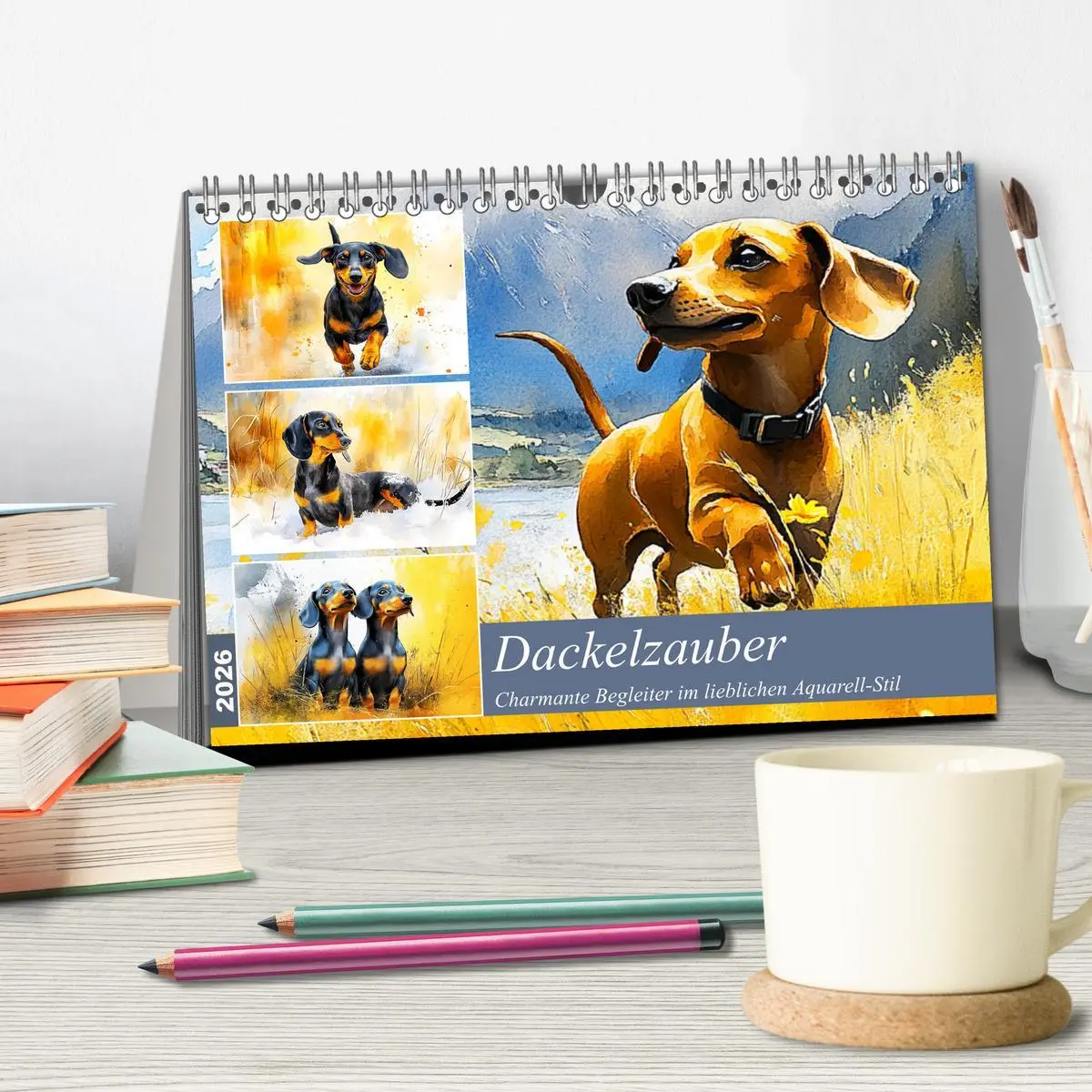 Bild: 9783457297575 | Dackelzauber. Charmante Begleiter im lieblichen Aquarell-Stil...
