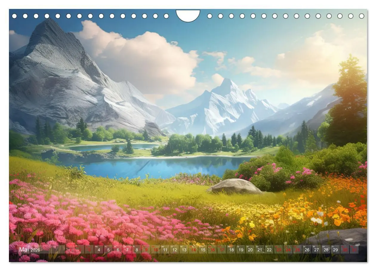 Bild: 9783457367575 | Himmlische Landschaften des Lichts (Wandkalender 2026 DIN A4 quer),...