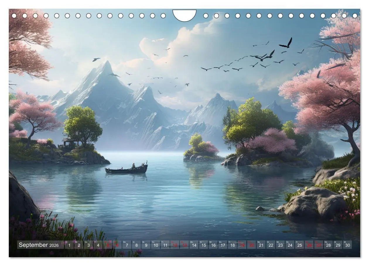 Bild: 9783457367575 | Himmlische Landschaften des Lichts (Wandkalender 2026 DIN A4 quer),...