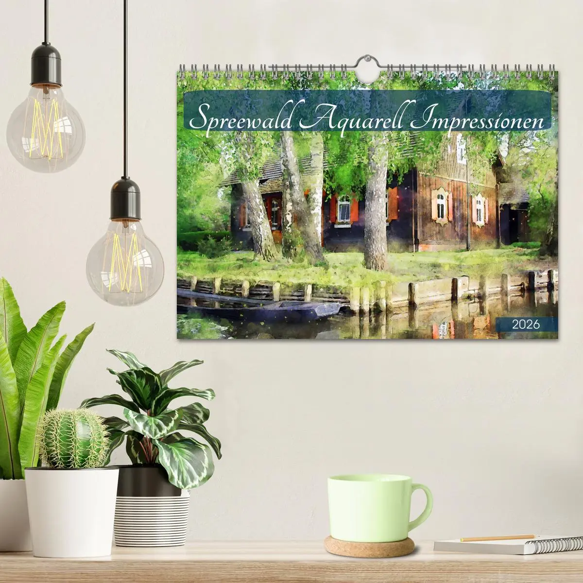 Bild: 9783457677575 | Spreewald Aquarell Impressionen (Wandkalender 2026 DIN A4 quer),...
