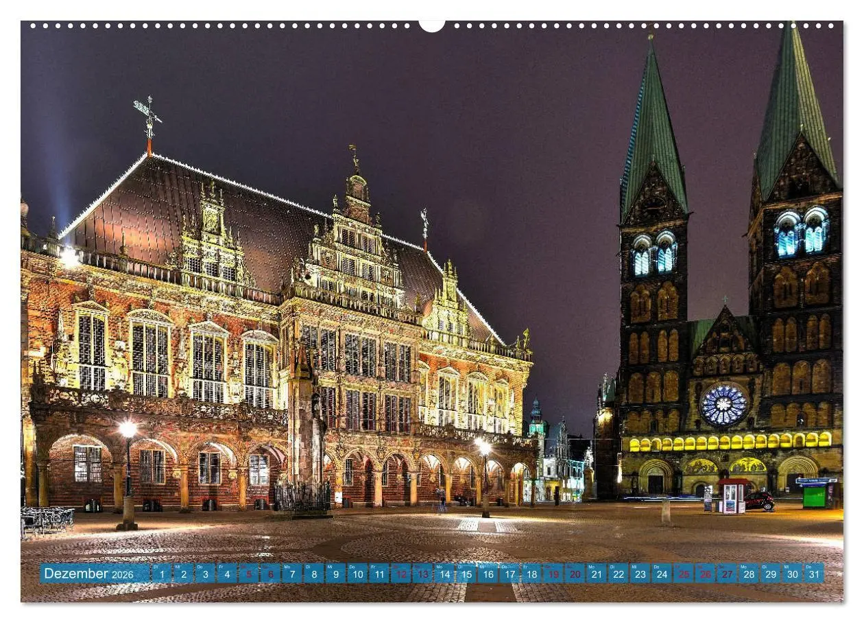 Bild: 9783457817575 | Kalender Hansestadt Bremen a. d. Weser, 2026 (Wandkalender 2026 DIN...
