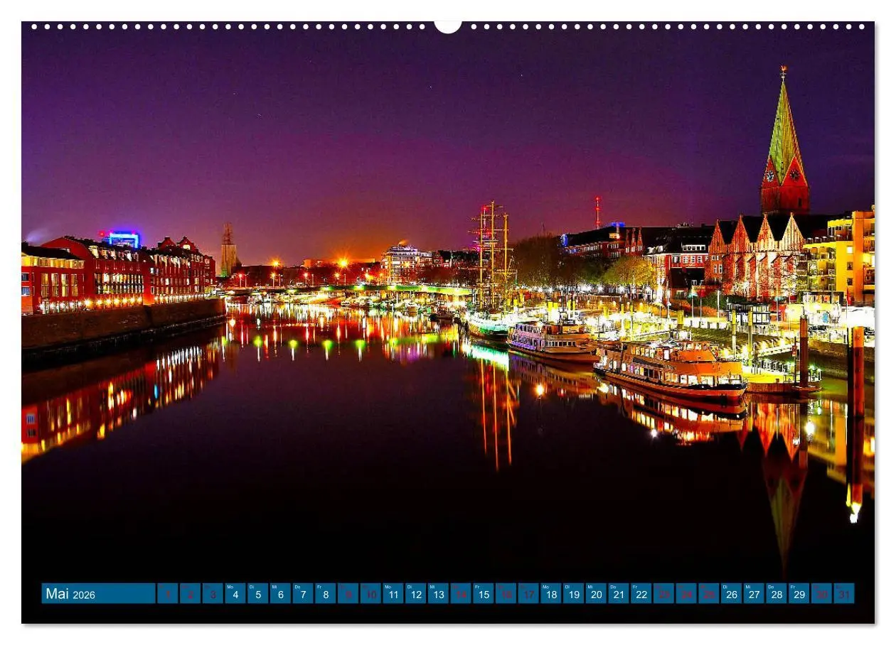 Bild: 9783457817575 | Kalender Hansestadt Bremen a. d. Weser, 2026 (Wandkalender 2026 DIN...