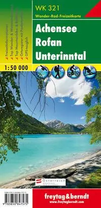 Cover: 9783850847575 | Achensee, Rofan, Unterinntal 1 : 50 000 | (Land-)Karte | Deutsch