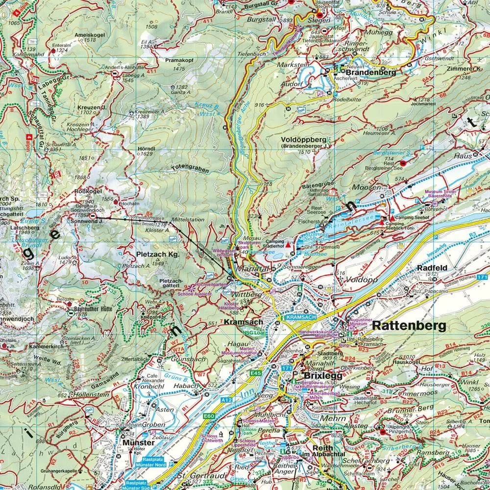 Bild: 9783850847575 | Achensee, Rofan, Unterinntal 1 : 50 000 | (Land-)Karte | Deutsch