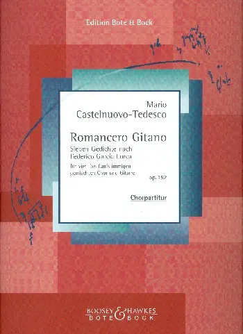 Cover: 9790202507575 | Romancero Gitano op. 152 | Seven Poems | Mario Castelnuovo-Tedesco