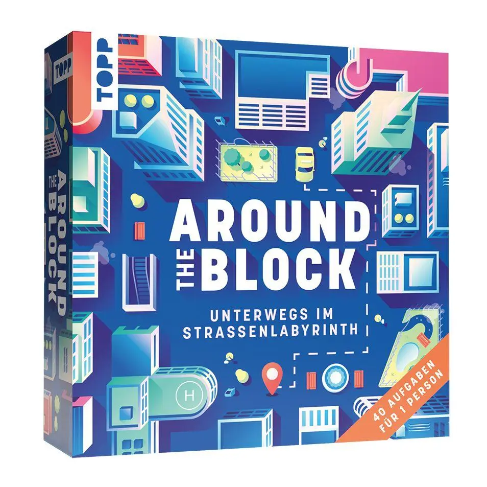 Cover: 4007742187675 | Around the Block - Unterwegs im Straßenlabyrinth | Frechverlag | Spiel
