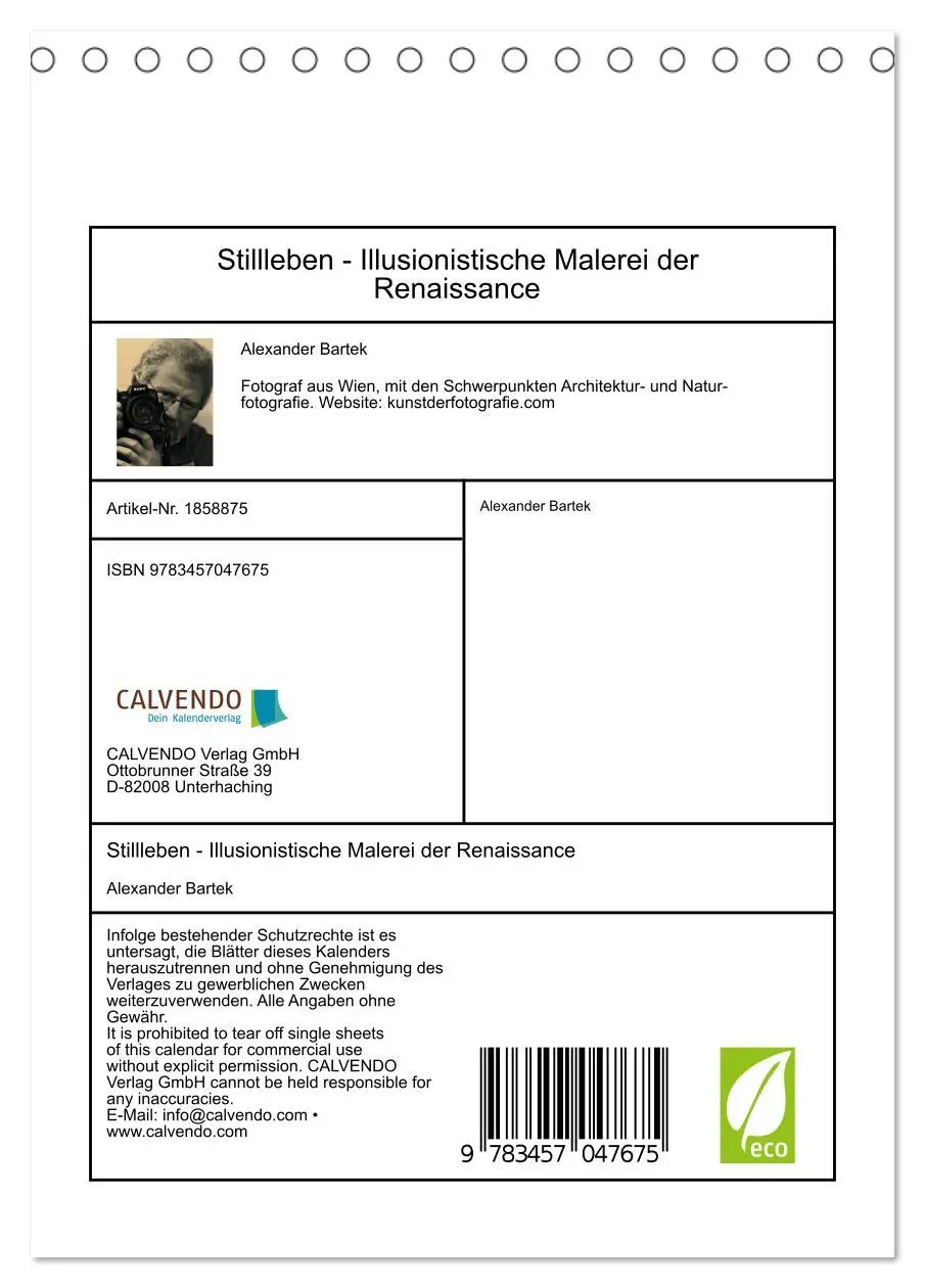 Bild: 9783457047675 | Stillleben - Illusionistische Malerei der Renaissance...