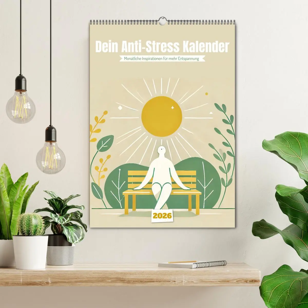 Bild: 9783457287675 | Dein Anti-Stress Kalender - Monatliche Inspirationen für mehr...