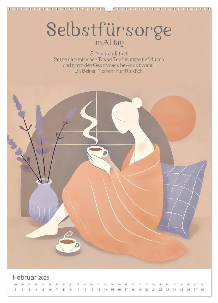 Bild: 9783457287675 | Dein Anti-Stress Kalender - Monatliche Inspirationen für mehr...