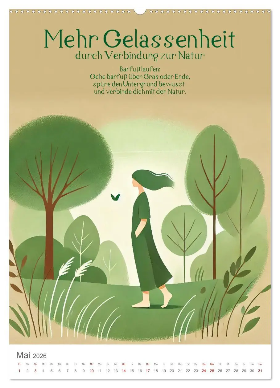 Bild: 9783457287675 | Dein Anti-Stress Kalender - Monatliche Inspirationen für mehr...