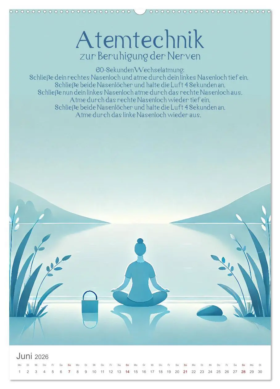 Bild: 9783457287675 | Dein Anti-Stress Kalender - Monatliche Inspirationen für mehr...