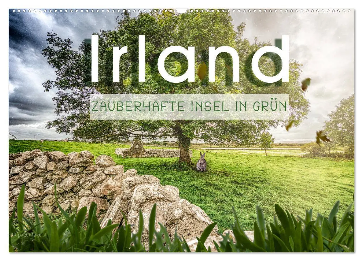Cover: 9783457807675 | Irland - Zauberhafte Insel in grün (Wandkalender 2026 DIN A2 quer),...