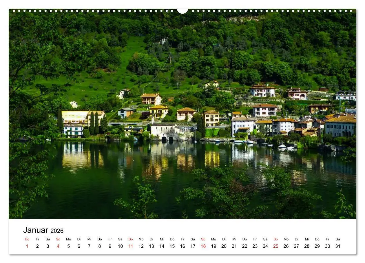 Bild: 9783516137675 | Impressionen vom Comer See (Wandkalender 2026 DIN A2 quer),...