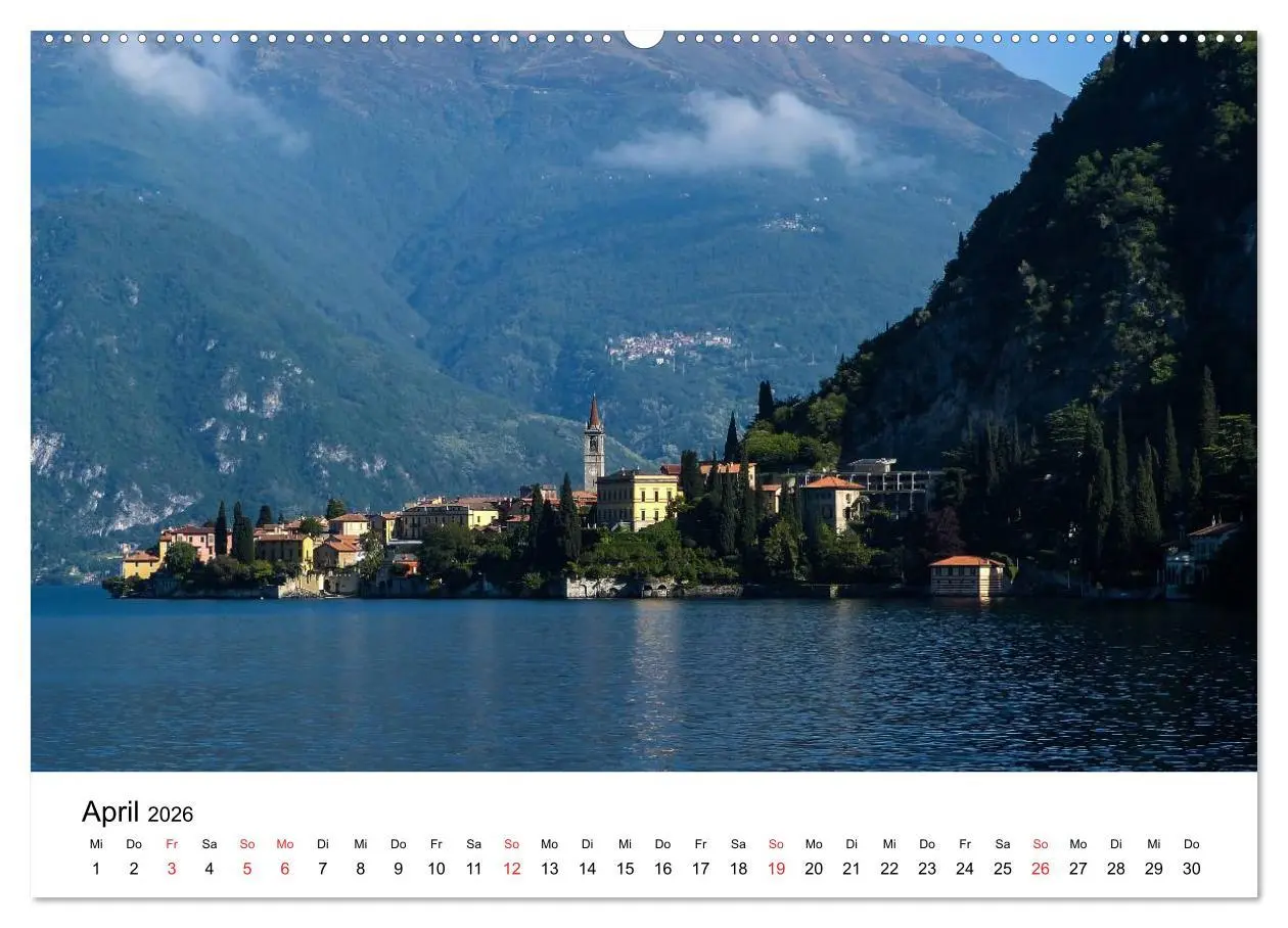 Bild: 9783516137675 | Impressionen vom Comer See (Wandkalender 2026 DIN A2 quer),...