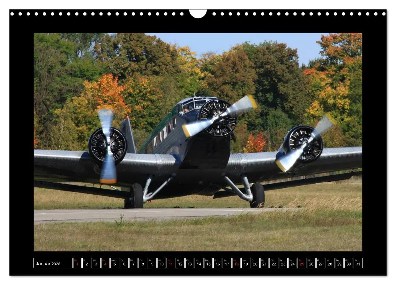 Bild: 9783516207675 | JU-AIR Ju-52 (Wandkalender 2026 DIN A3 quer), CALVENDO Monatskalender
