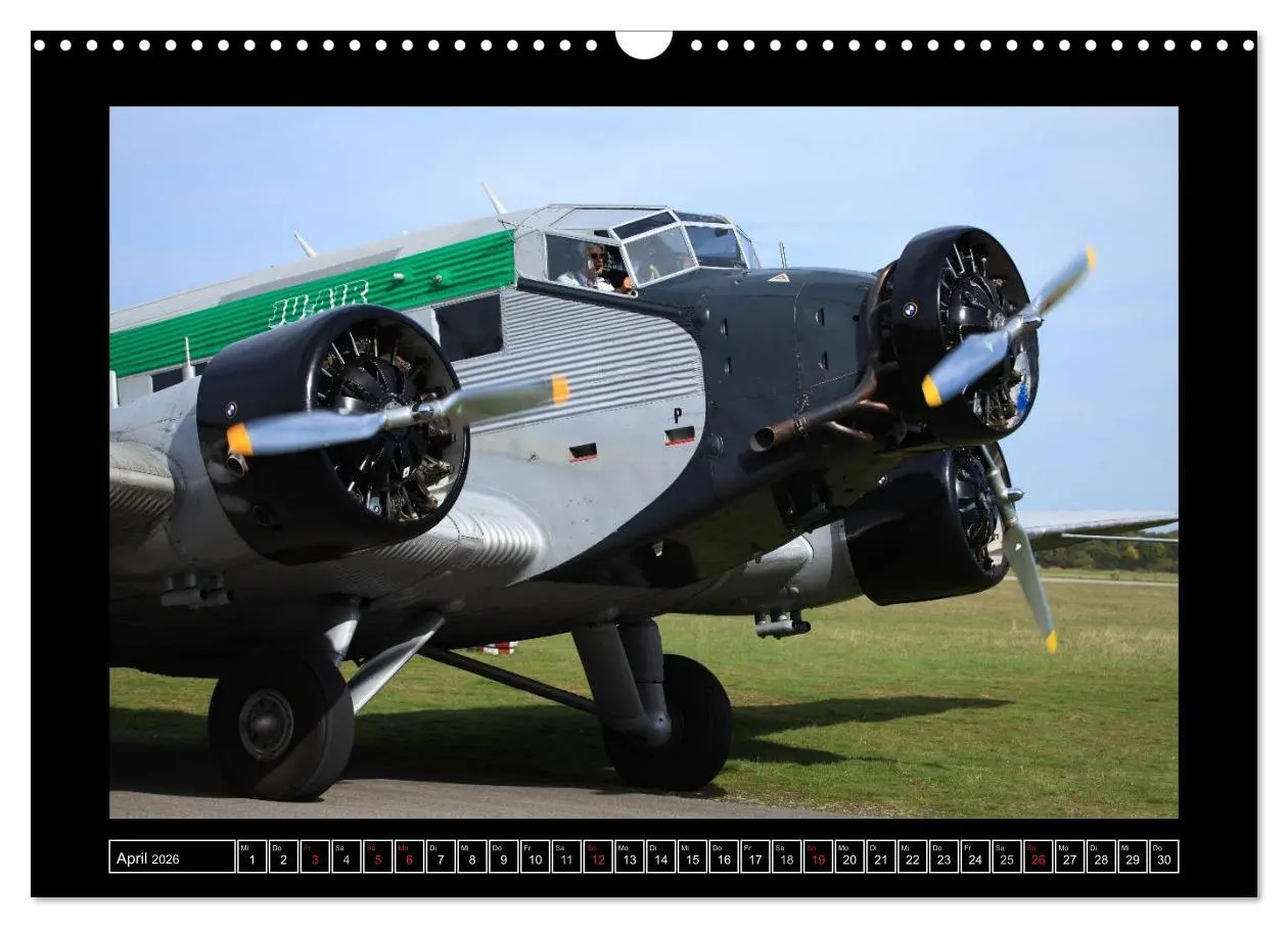 Bild: 9783516207675 | JU-AIR Ju-52 (Wandkalender 2026 DIN A3 quer), CALVENDO Monatskalender